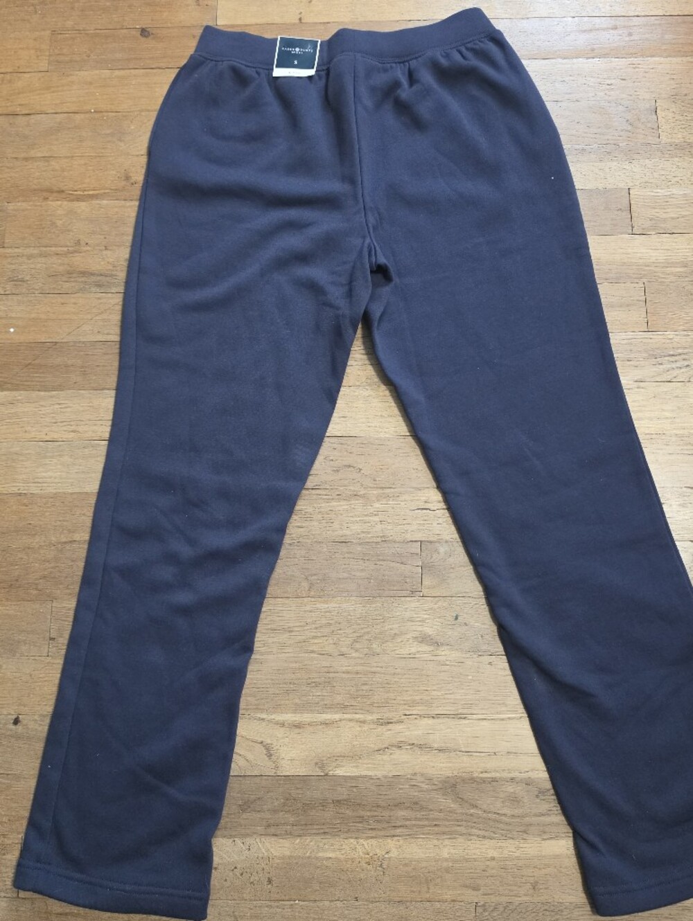 Karen Scott Sport Navy Fleece Joggers - Picture 2 of 3
